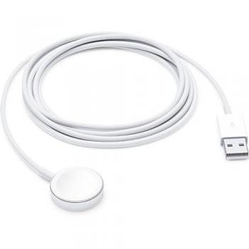 Cable de carga magnético USB para Apple Watch, 1 metro, Blanco