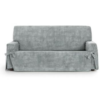 Funda sofá 3 plazas antimanchas Eysa Turin gris perla 180 - 230 cm