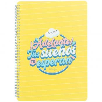 Libreta A4 Mr. Wonderful Adelante, tus sueños te esperan