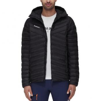 Chaqueta de montaña Mammut Albula Hybrid negra con capucha para hombre - Talla M