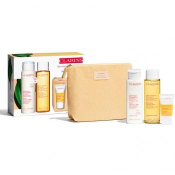 Clarins My Cleansing Essentials Normal Skin Gift Set - 200ml Gentle Cleanser + 200ml Hydrating Toner + 15ml Exfoliating Scrub
