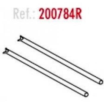 Shad 200784R Pasadores para Baúl Sh50, Plata