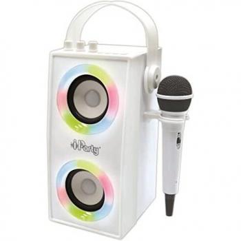 Altavoz Lexibook iParty con Bluetooth, Micrófono y Efectos de Luz - Blanco