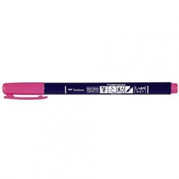 Tombow WS-BH22 Fudenosuke - Bolígrafo de punta dura, color rosa