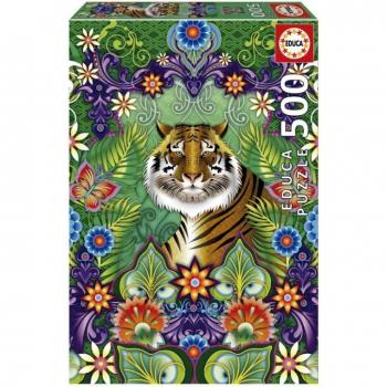Puzzle Tigre de Bengala, Catalina Estrada 500 piezas
