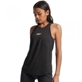 Camiseta Sin Mangas Superdry Active Negra XL