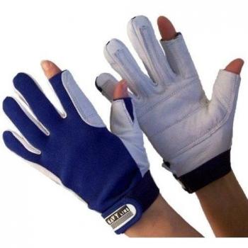 Navyline Guantes náuticos Super Suaves 2 Dedos Libres, Tamaño:S