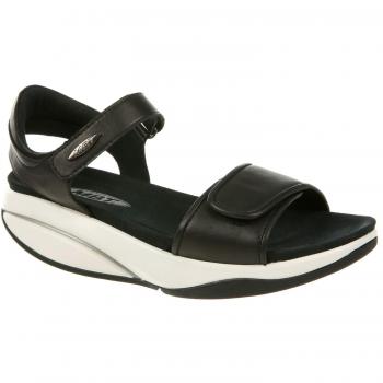 MBT Malia W, Sandalias con Punta Abierta Mujer, Negro