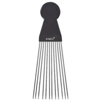 Cepillo de metal Sibel para cabello rizado modelo 2, dimensiones 16,7x6,1 cm