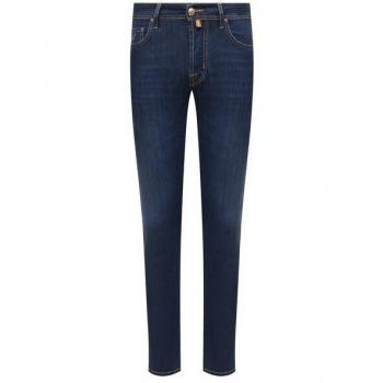 Jacob Cohen Blue Cotton Slim-Fit Jeans, Size W30