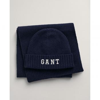 Set de regalo Gant para hombre - gorro y bufanda de lana