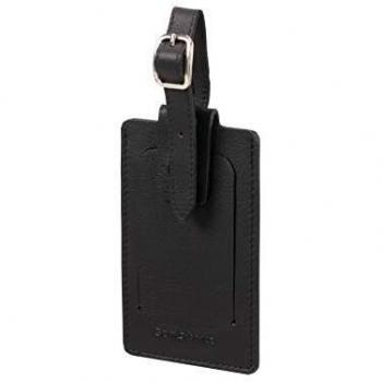 SAMSONITE Global Travel Accessories - ID Leather Etiqueta para equipaje 12 centimeters 1 Negro