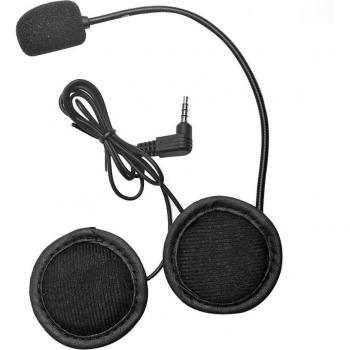 Conector Jack de 3,5mm con micrófono y altavoz para auriculares de casco, intercomunicador de motocicleta Vnetphone V4 V6, accesorios Bluetooth