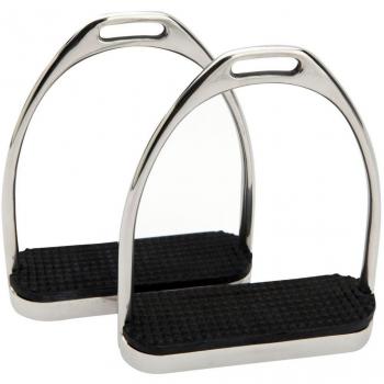 Horka Ecuestre Estribos Fillis SS Pony Equitación tarining accesorios, plata