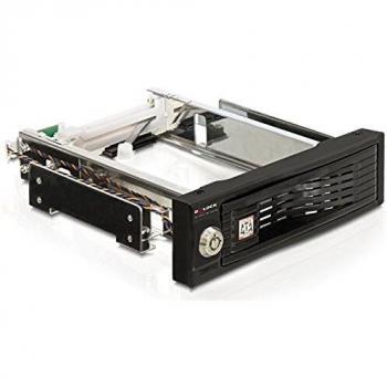 Rack Móvil 5.25 para Disco Duro SATA 3.5 - Extraíble, Negro, Hot-Swap