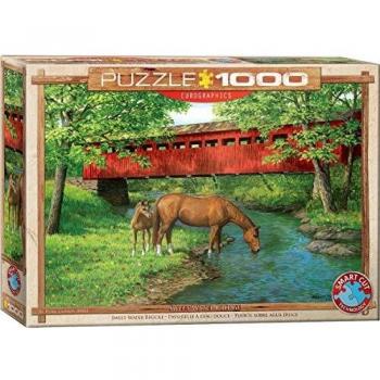 EuroGraphics 6000-0834 Sweet Water Bridge Jigsaw Puzzle, Various, 1000