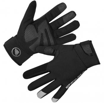 Guantes Largos Endura Strike Amarillo Flúor Negro para Ciclismo Invierno - Talla M