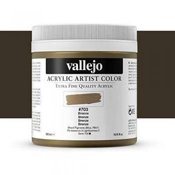 Pintura Acrílica Artística Vallejo - 500ml Bronce Iridiscente