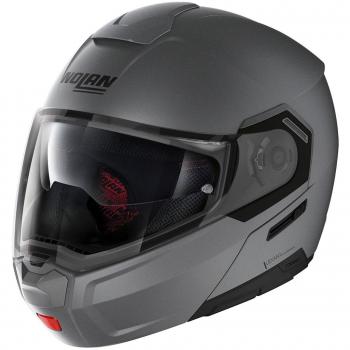 Casco Modular Nolan N90-3 Classic N-Com Gris Vulcano 2023