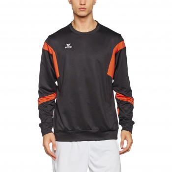 Erima – Sudadera para hombre CLASSIC Team, todo el año, hombre, color negro / naranja, tamaño small