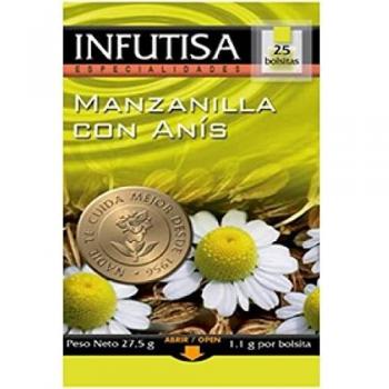 Infutisa - Infusiones Manzanilla Anis 25 Sobres