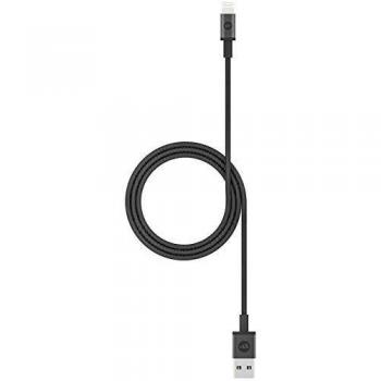 Mophie Cable USB 2.0 a Lightning Macho/Macho 1m Negro