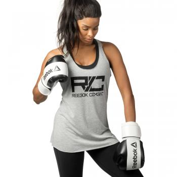 Reebok Combat Mark Tank Camiseta, Mujer, Gris