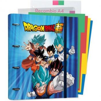 Carpeblock A4 4 Anillas Relleno Premium Dragon Ball