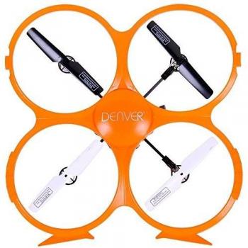 Drone con Cámara Cuadricóptero Denver DCH-330. Cámara HD integrada. Función de giroscopio de 6 Ejes. 4 Canales. Alta Estabilidad. Frecuencia del Control Remoto 2.4GHz. Gran tamaño