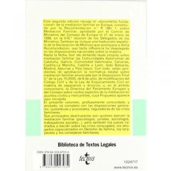Legislación sobre Mediación Familiar
