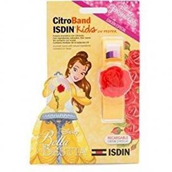 Isdin Kids Citroband Anti-Mosquito Bracelet with UV Tester and 2 Refills - Beauty and the Beast Edition