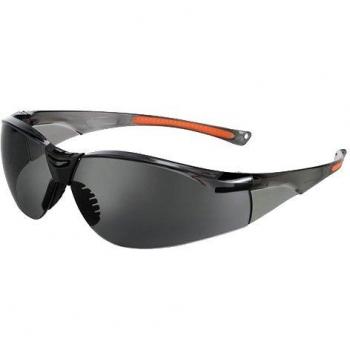 Univet 513.01.10.02 nº 513 gafas de seguridad con cristal, smoky-grey/naranja