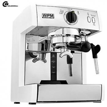 cgoldenwall kd-130 2 en 1 Máquina de café leche espumador de leche bomba máquina de café Espresso cafetera eléctrica estilo italiano? Bebidas calientes, Capuchino y cafetera eléctrica 220 V 1350 W blanco