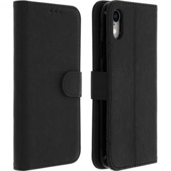 Funda tipo cartera negra para Apple iPhone XR