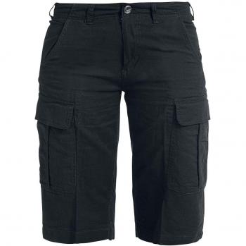 Brandit Havannah Vintage Cargo Shorts - Black - XS to 4XL - Women's