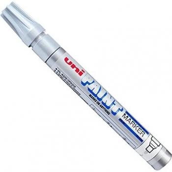 Marcador Uni Paint Medium Plata de Alta Calidad