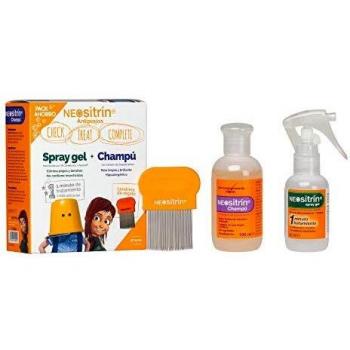 Neositrin Anti-Lice Complete Treatment Kit: 100% Spray, Shampoo, and Lice Comb