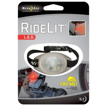Nite Ize Ridelit - Accesorio de iluminación para Bicicletas, Color Blanco