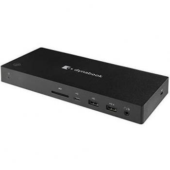 Estación de Conexión Dynabook USB-C con VGA, HDMI, DP - GigE - Compatible con Portégé A30, X20, X30 y Satellite Pro A50, L50, R50
