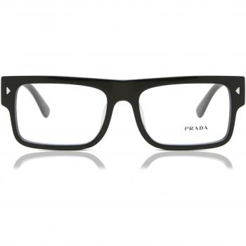 Prada PR A01VF Asian Fit 16K1O1 Gafas Recetadas para Hombre Negras