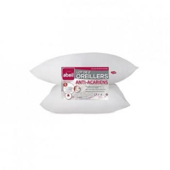 Almohada ABEIL Anti-Acarien Blanco 60 x 60 cm (2 Unidades)