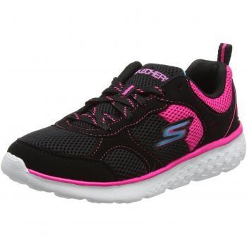 Skechers Girls Go Run 400 Trainers, Black
