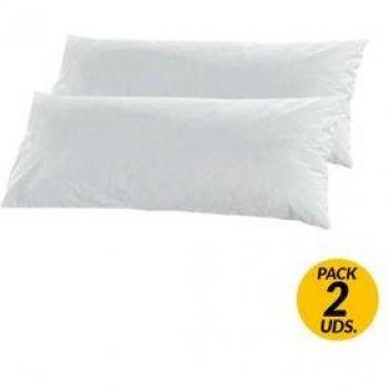 Pack de 2 almohadas Noah fibra tacto seda antialérgicas 70 cm