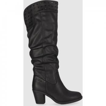 Botas de mujer de caña alta y cierre de cremallera Chika10 KURAZO 39 Negro/Black