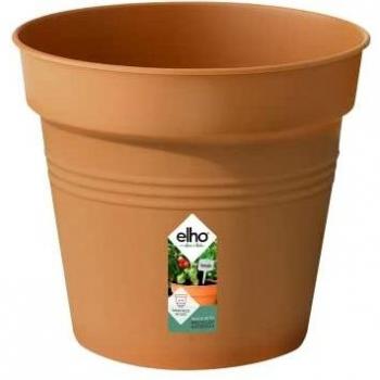 Maceta Elho Green Basics Ø 30 cm Terra Cotta - Ideal para Cultivar Frutas y Verduras