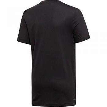 adidas Yb TR AC tee Camiseta, Unisex niños, Negro/Blanco, 110