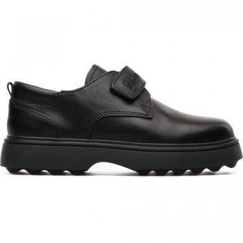 Camper 8432561379516 - Sandalias de Vestir de Otra Piel para niño Negro Negro 26 EU, Color Negro, Talla 31 EU