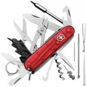 Victorinox Cybertool Lite, color Rojo Transparente