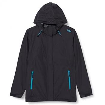 CMP Women's Detachable Zip Hooded Jacket with Ventilation - Gray