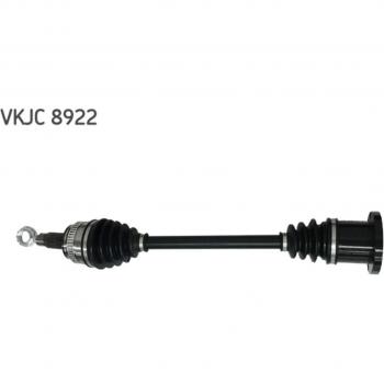 Eje motriz y árbol de transmisión SKF VKJC 8922, compatible con vehículos específicos, fabricado en acero de alta calidad, diseñado para proporcionar un rendimiento óptimo en la transmisión de potencia, incluye juntas y accesorios necesarios para u